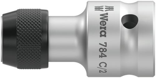 Wera Tool 5042768001 784 C 1/2" Adaptor with quick-release chuck, art. no. 784 C/2 x 5/16" x 50 mm
