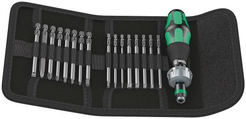 Wera Tool 5051041001 Kraftform Kompakt 60 RA, Imperial, 17 pieces