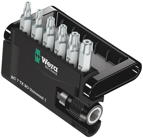 Wera Tool 5056158001 Bit-Check 7 TX BO Universal 1, 7 pieces
