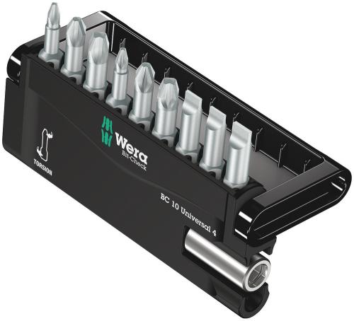 Wera Tool 5056159001 Bit-Check 10 Universal 4, 10 pieces