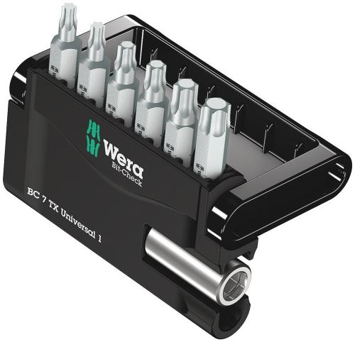 Wera Tool 5056294001 Bit-Check 7 TX Universal 1, 7 pieces