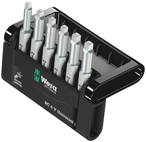 Wera Tool 5056478001 Bit-Check 6 V Universal 1, 6 pieces