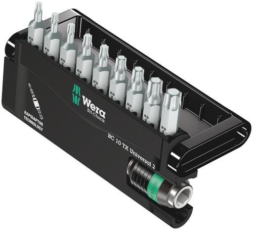 Wera Tool 5057115001 Bit-Check 10 TX Universal 2, 10 pieces