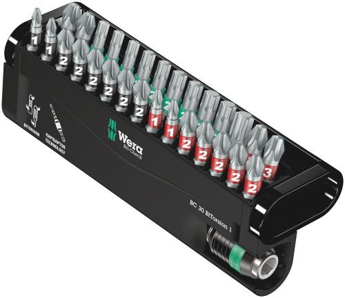 Wera Tool 5057430001 Bit-Check 30 BiTorsion 1, 30 pieces