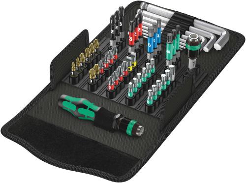 Wera Tool 5057460001 Kraftform Kompakt 100, 52 pieces