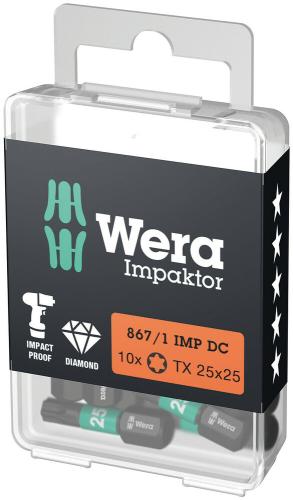 Wera Tool 5057626001 867/1 IMP DC Impaktor TORX® bits, TX 30 x 25 mm