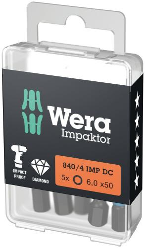 Wera Tool 5057644001 840/4 IMP DC Impaktor bits, 4 x 50 mm