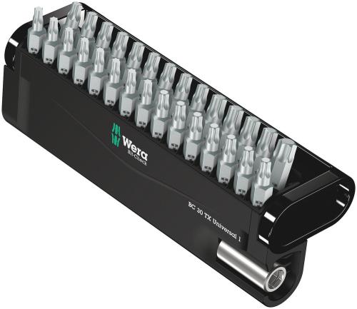Wera Tool 5057908001 Bit-Check 30 TX Universal 1, 30 pieces