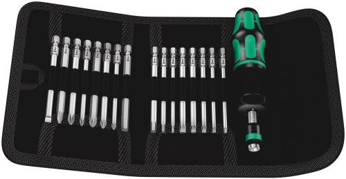 Wera Tool 5059293001 Kraftform Kompakt 60 Torque 1.2 - 3.0 Nm, 17 pieces