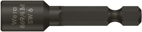 Wera Tool 5060421001 869/4 M Nutsetters, magnetic, 6 x 50 mm