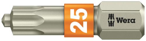 Wera Tool 5071028001 3867/1 TS P TORX® bits with pin, stainless, TX 25 x 25 mm