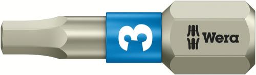 Wera Tool 5071073001 3840/1 TS bits, stainless, 3 x 25 mm