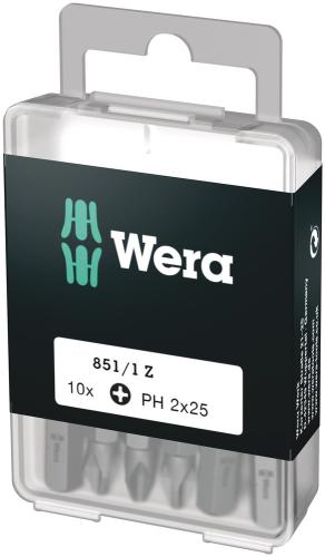 Wera Tool 5072400001 851/1 Z DIY bits, PH 1 x 25 mm, 10 pieces