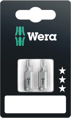 Wera Tool 5073065001 867/1 Z TORX® BO bits with bore hole SB, TX 25 x 25 mm, 2 pieces