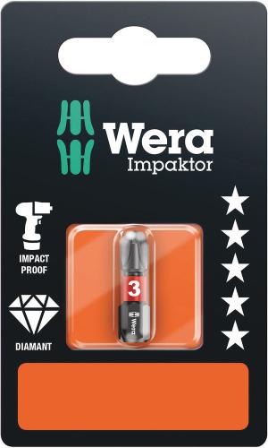 Wera Tool 5073917001 851/1 IMP DC SB Impaktor bits, PH 3 x 25 mm
