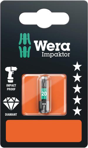 Wera Tool 5073924001 867/1 IMP DC SB Impaktor bits, TX 20 x 25 mm