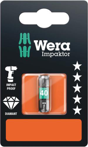 Wera Tool 5073927001 867/1 IMP DC SB Impaktor bits, TX 40 x 25 mm