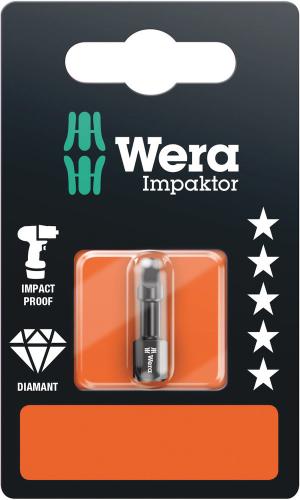 Wera Tool 5073932001 868/1 IMP DC SB Impaktor Square-Plus bits, # 3 x 25 mm