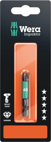 Wera Tool 5073967001 867/4 IMP DC SB Impaktor bits, TX 40 x 50 mm