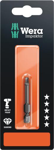 Wera Tool 5073972001 868/4 IMP DC SB Impaktor Square-Plus bits, # 3 x 50 mm