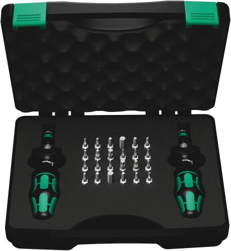 Wera Tool 5074738001 7440/41 Kraftform torque screwdriver set 0.3-3.0 Nm, 26 pieces