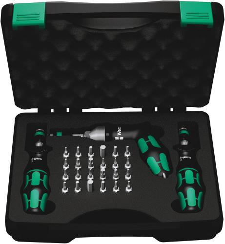 Wera Tool 5074739001 7440/41/42 Kraftform torque screwdriver set 0.3-6.0 Nm, 27 pieces