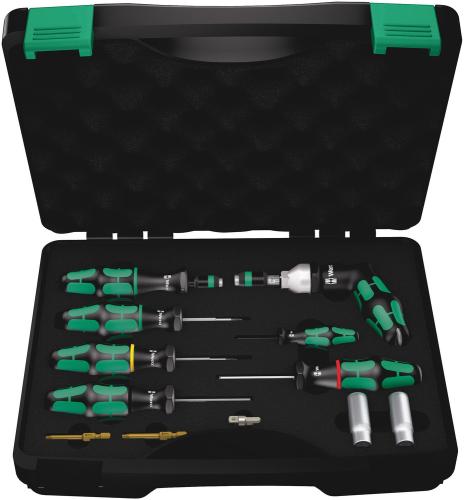 Wera Tool 5074746001 7443/12 Assembly set for tyre pressure control systems, 12 pieces