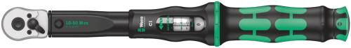 Wera Tool 5075620001 Click-Torque C 1 torque wrench with reversible ratchet?, 10-50 Nm, 1/2" x 10-50 Nm