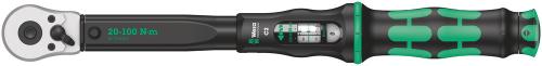 Wera Tool 5075621001 Click-Torque C 2 torque wrench with reversible ratchet, 20-100 Nm, 1/2" x 20-100 Nm