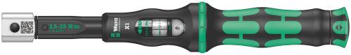 Wera Tool 5075651001 Click-Torque X 1 torque wrench for insert tools, 2.5-25 Nm, 9x12 x 2.5-25 Nm