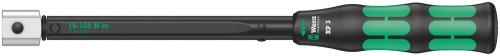 Wera Tool 5075672010 Click-Torque XP 3 pre-set adjustable torque wrench for insert tools, 15-100 Nm, 15 Nm, 9x12 x 15.0 Nm x 15-100 Nm