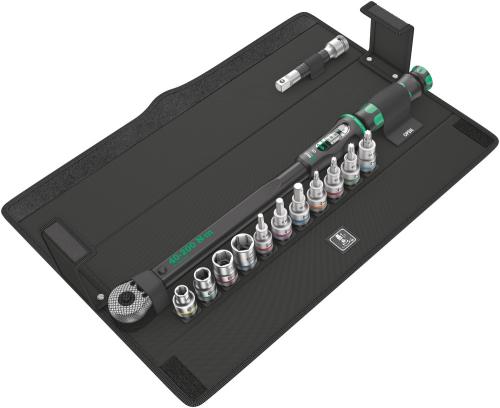 Wera Tool 5075680001 Click-Torque C 3 Set 1, 40-200 Nm, 13 pieces