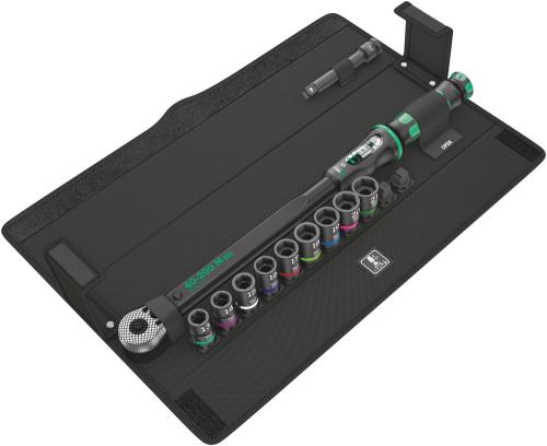 Wera Tool 5075681001 Click-Torque C 3 set 2 for cement screwdriving, 40-200 Nm, 11 pieces