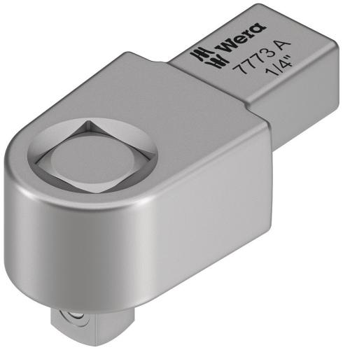 Wera Tool 5078200001 7773 A Square drive insert, 9x12 mm, 1/4" x 44 mm