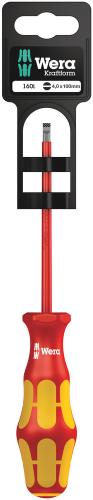 Wera Tool 5100003001 160 i SB VDE Insulated screwdriver for slotted screws, 0.8 x 4 x 100 mm