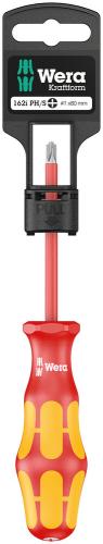 Wera Tool 5100019001 162 i PH/S SB VDE Insulated screwdriver for PlusMinus screws (Phillips/slotted), # 1 x 80 mm