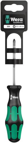 Wera Tool 5100056001 355 PZ SB Screwdriver for Pozidriv screws, PZ 1 x 80 mm