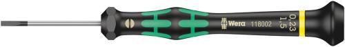 Wera Tool 5118002001 2035 Screwdriver for slotted screws for electronic applications, 0.23 x 1.5 x 40 mm