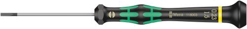Wera Tool 5118003001 2035 Screwdriver for slotted screws for electronic applications, 0.23 x 1.5 x 60 mm