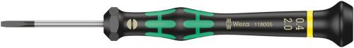 Wera Tool 5118005001 2035 Screwdriver for slotted screws for electronic applications, 0.40 x 2 x 40 mm