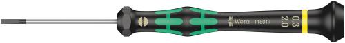 Wera Tool 5118017001 2035 Screwdriver for slotted screws for electronic applications, 0.30 x 2 x 50 mm