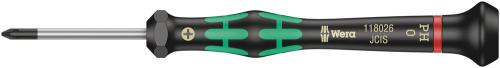 Wera Tool 5118026001 2050 PH Screwdriver for Phillips screws for electronic applications, PH 0 x 40 mm