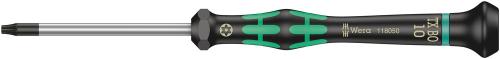 Wera Tool 5118050001 2067 TORX® BO Screwdriver for tamper-proof TORX® screws for electronic applications, TX 10 x 60 mm