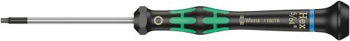 Wera Tool 5118078001 2054 Screwdriver for hexagon socket screws for electronic applications, 5/64" x 60 mm