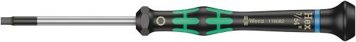 Wera Tool 5118082001 2054 Screwdriver for hexagon socket screws for electronic applications, 7/64" x 60 mm