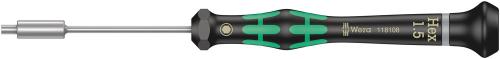 Wera Tool 5118108001 2069 Nutdriver for electronic applications, 1.5 x 60 mm