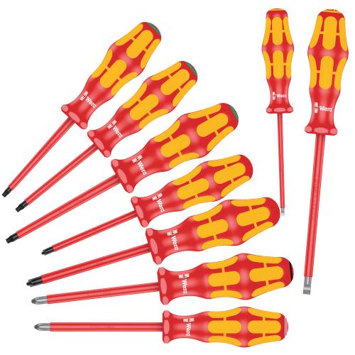 Wera Tool 5133355001 160 i/162 i/167 i/9 Screwdriver set Kraftform Plus Series 100, 9 pieces