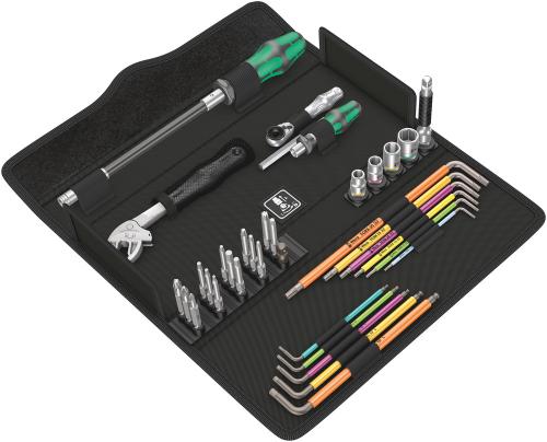 Wera Tool 5134013001 Kraftform Kompakt F 1 screwdriving tool set for window installation, 35 pieces