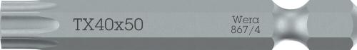 Wera Tool 5135201001 867/4 Z TORX® bits, TX 2 x 50 mm