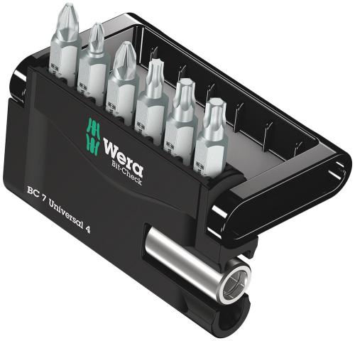 Wera Tool 5135810001 Bit-Check 7 Universal 4, 7 pieces